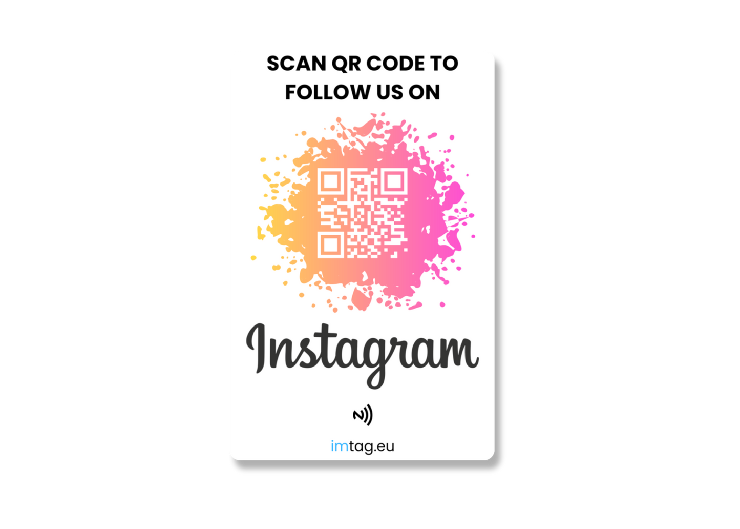 NFC Instagram Kartica