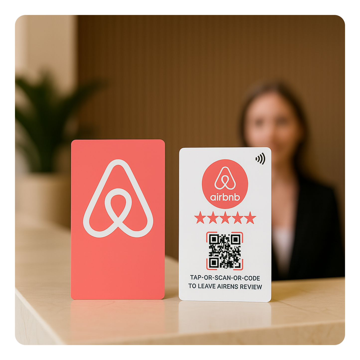 NFC Airbnb Review Kartica